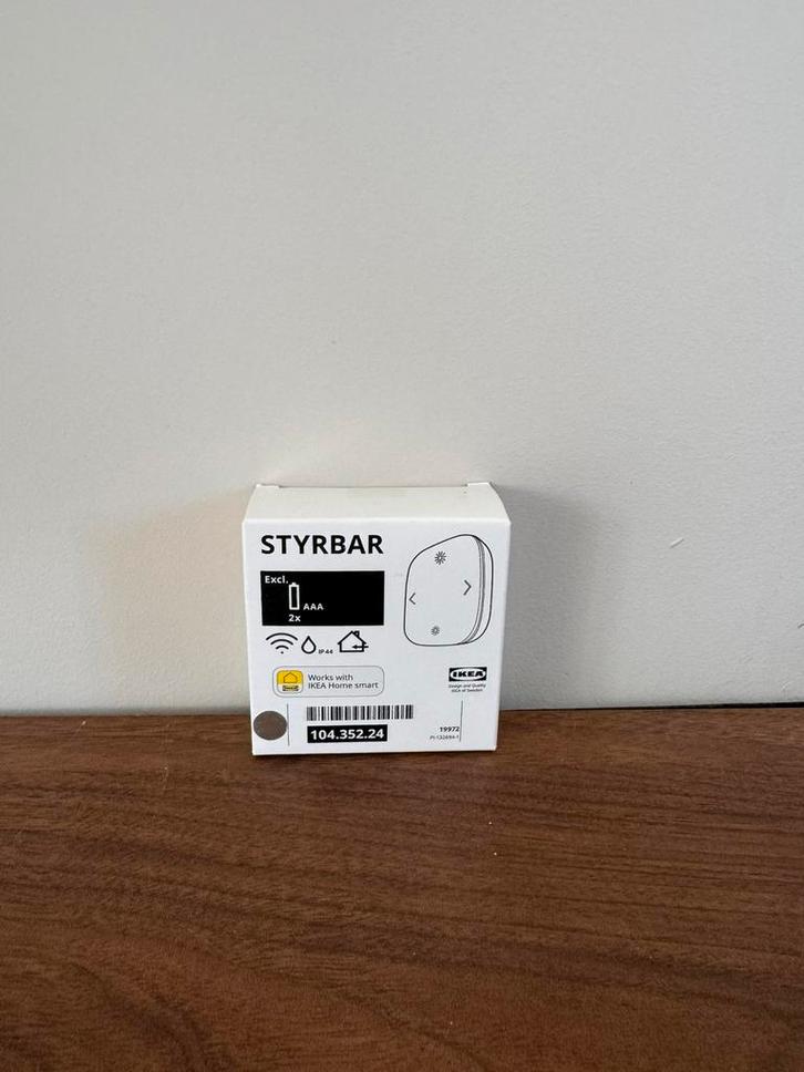 Ikea STYRBAR Afstandsbediening, smart roestvrij staal, Huis en Inrichting, Lampen | Losse lampen, Nieuw, Led-lamp, Overige fittingen