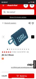 Te koop jbl go 3, Ophalen of Verzenden, Zo goed als nieuw, JBL