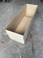 350 kartonnen dozen 130x40x17cm nieuw, Ophalen, Doos, Minder dan 35 cm, Minder dan 50 cm