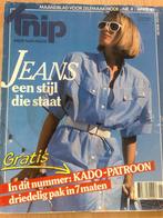 Knip zelfmaakmode april nr. 4 / 1987 ,Jeans stijl, Vrouw, Knipmode, Verzenden