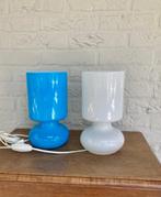 Ikea Lykta: twee vintage tafellampen in goede staat., Ophalen of Verzenden, Scandinavisch vintage, Minder dan 50 cm, Glas