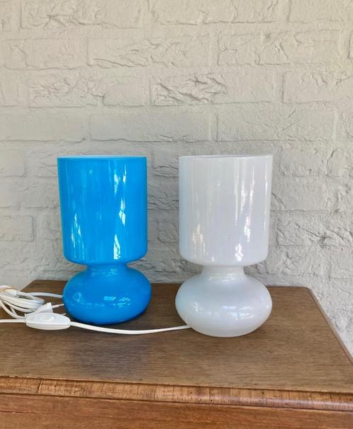 Ikea Lykta: twee vintage tafellampen in goede staat., Huis en Inrichting, Lampen | Tafellampen, Zo goed als nieuw, Minder dan 50 cm