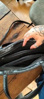 Mooie zwarte dames handtas tas schoudertas, ., Zwart, Ophalen of Verzenden, Zo goed als nieuw