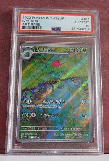 Ivysaur Gallery Art 167-165 PSA 10 Pokèmon Card 151 Pokèmon beschikbaar voor biedingen