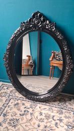 Zwarte Barok Spiegel - 69x57cm, Huis en Inrichting, Woonaccessoires | Spiegels, Rond, Ophalen of Verzenden, Zo goed als nieuw