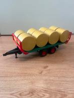 Speelgoed Aanhangwagen met Hooibalen, Ophalen, Gebruikt