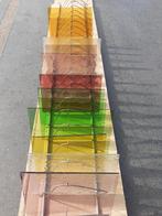 Figuurglasplaatjes Glas in lood/Tiffany, Hobby en Vrije tijd, Ophalen of Verzenden, Zo goed als nieuw