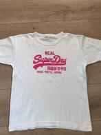 Witte t-shirt met felroze print . Maat S, Wit, Ophalen of Verzenden, Zo goed als nieuw, Korte mouw