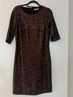 LaDress Koperkleurige pailletten jurk - Maat L, Kleding | Dames, Jumpsuits, Maat 42/44 (L), Ophalen of Verzenden, Zo goed als nieuw