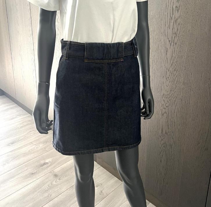 BALENCIAGA - jeansrok - 34/36 (XS-S), Kleding | Dames, Rokken, Zo goed als nieuw, Maat 36 (S), Blauw, Boven de knie, Verzenden