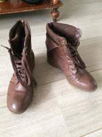 Kaylan leren boots, Bruin, Overige typen, Ophalen of Verzenden, Zo goed als nieuw