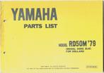 Yamaha RD50 M Holland model parts list (4609z) bromfiets, Fietsen en Brommers, Ophalen of Verzenden, Zo goed als nieuw