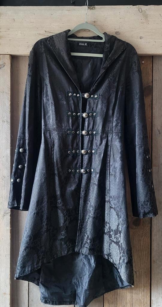 Steampunk/gothic/jas/vesten/giletjes/s/m/dames/zwart/grijs, Kleding | Dames, Dames-kledingpakketten, Zo goed als nieuw, Maat 38/40 (M)