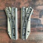 Marklin elektrische wissel M-rails HO 5202 – 5203 5204 recht, Wisselstroom, Gebruikt, Rails, Ophalen of Verzenden