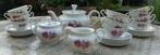 Super Mooi Mosa Thee servies met Rode Rozen, Antiek en Kunst, Ophalen of Verzenden
