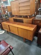 Vintage sideboard lowboard met lades jaren 60, Huis en Inrichting, Kasten | Dressoirs, Ophalen, ,, Zo goed als nieuw, ,