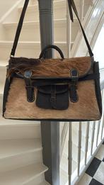 Cowboy leren tas , geitenhuid weekendtas, Sieraden, Tassen en Uiterlijk, Tassen | Reistassen en Weekendtassen, 40 tot 60 cm, Gebruikt