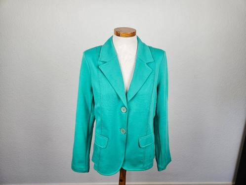Prachtige Blazer / jasje / colbert - turkoise zee groen - XL, Kleding | Dames, Jasjes, Kostuums en Pakken, Zo goed als nieuw, Jasje