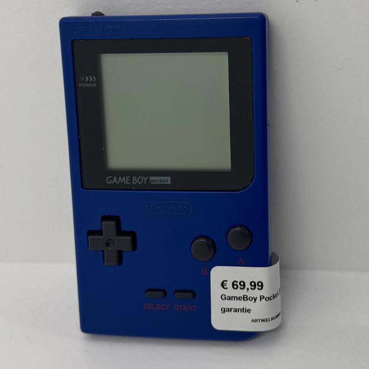 GameBoy Pocket Blauw | Met garantie, Spelcomputers en Games, Spelcomputers | Nintendo Game Boy, Zo goed als nieuw, Game Boy Pocket