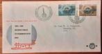 FDC E73 100 jaar ITU 1965 NL beschreven, Postzegels en Munten, Postzegels | Eerstedagenveloppen, Ophalen of Verzenden, Nederland
