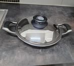 AMC pan koekenpan voor Inductie, Huis en Inrichting, Ophalen of Verzenden, Zo goed als nieuw, Rvs, Koekenpan of Braadpan