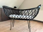 Vintage rotan wieg met matras, Ophalen, Gebruikt, Wieg