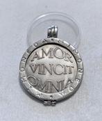 MI MONEDA zilveren (925) MAAT L hanger / pendant + 1 munt, Sieraden, Tassen en Uiterlijk, Kettinghangers, Ophalen, Overige voorstellingen