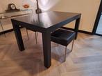 Tafel 90x140 & Lederen Verstelbare Stoel, Huis en Inrichting, Tafels | Eettafels, Ophalen