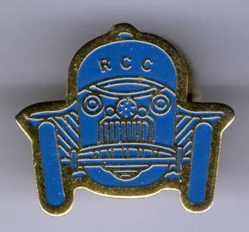 R.C.C. blauw op koper auto PIN ( BLAD0_015 ) beschikbaar voor biedingen