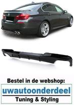 Diffuser Glans Zwart Dubbel Uitlaat Voor Bmw 5 serie F10 M P, Verzenden, Automotive Parts, A.parts@hotmail.nl, Trasmolenlaan 12 3447 GZ Woerden