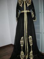 te koop mooie zwarte marokkaanse jurk/takchita/takshita, Maat 42/44 (L), Ophalen of Verzenden, Onder de knie, Zo goed als nieuw