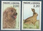 18-04 Frans Andorra MI 394/5 postfris, Postzegels en Munten, Postzegels | Europa | Overig, Ophalen of Verzenden, Overige landen