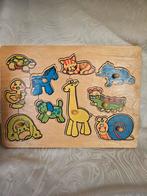 Houten Dieren Puzzel, Ophalen of Verzenden, Gebruikt, Overige typen
