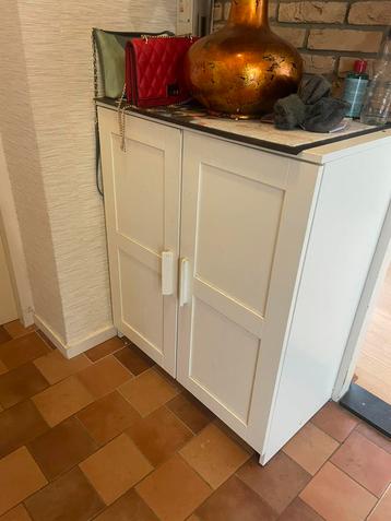 White ikea storage cabinet
