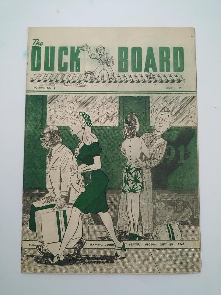 Duckboard - Engineer Camp Belvoir magazine Sept. 20, 1942, Verzamelen, Militaria | Tweede Wereldoorlog, Landmacht, Boek of Tijdschrift