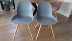 Stoelen, eetkamerstoelen Zuiver, Huis en Inrichting, Stoelen, Ophalen, Gebruikt, Grijs, Vier