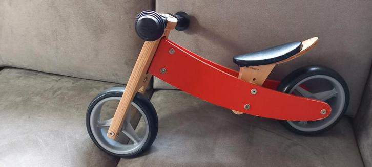 Houten Loopfietsje - Leuk en Leerzaam!, Kinderen en Baby's, Speelgoed | Buiten | Voertuigen en Loopfietsen, Gebruikt, Loopfiets