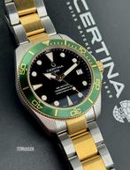Certina DS Action Diver 38 Powermatic 80 Green Steel/Gold., Sieraden, Tassen en Uiterlijk, Horloges | Heren, Gebruikt, Certina