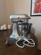Kitchenaid Artisan - Zilver, 4 liter of meer, Ophalen, Zo goed als nieuw, 3 snelheden of meer