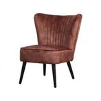 Fauteuil Eva stof aurora velours copper | Webshop, Modern design, Metaal, Minder dan 75 cm, Nieuw
