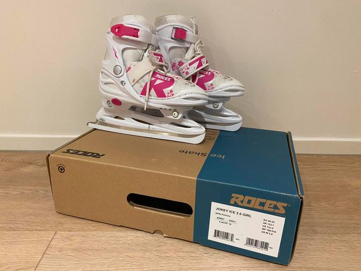 Roces JOKEY 3.0 kunstschaats Wit - Roze - 34-37, Sport en Fitness, Schaatsen, Zo goed als nieuw, IJshockeyschaatsen, Overige merken