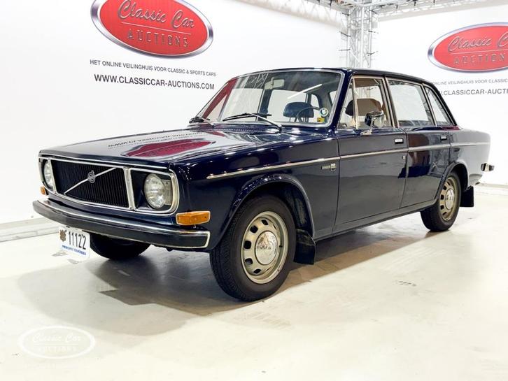 Volvo 144 De Luxe  - ONLINE AUCTION, Auto's, Oldtimers, Bedrijf, Volvo, Benzine, Handgeschakeld, Blauw