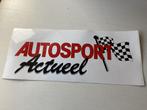 Sticker Autosport Actueel, Verzenden, Zo goed als nieuw
