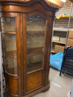 Zeer mooie unieke vitrine kast met rond glas, Zo goed als nieuw, Minder dan 100 cm, 25 tot 50 cm, 50 tot 100 cm