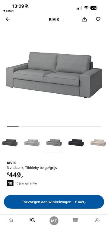 Ikea Kivik hoekbank - afbeelding 5