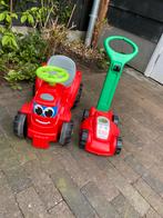 Ecoiffier tractor en grasmaaier, Ophalen of Verzenden, Gebruikt
