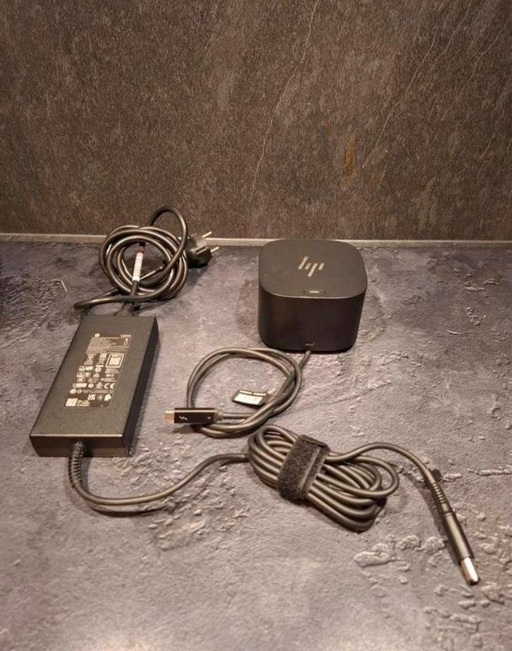 HP Thunderbolt Dock G4 - Zo goed als nieuw!, Computers en Software, Dockingstations, Zo goed als nieuw, Docking station, Laptop