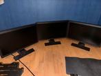 3x benq gaming monitor 24 inch met beugel, Ophalen of Verzenden