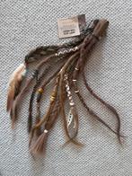 Dreadlock Set Bruin met Kralen en Veren, Ophalen of Verzenden, Nieuw, One size fits all