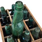 Krat met Flesjes Bierfles Frisdrankkrat  Decoratie, Ophalen of Verzenden